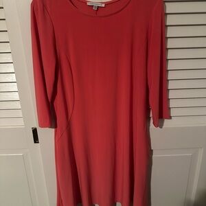 Elegant Coral Dress
